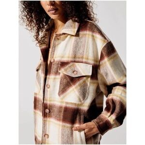 CARBON 38 Plaid Shacket Women's Jacket S